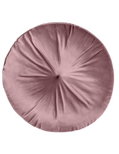 COJÍN CIRCULAR VELVET LILA